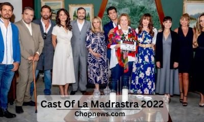 Cast of La Madrastra 2022: Aracely Arámbula, Andrés Palacios, Marisol del Olmo and Marco Treviño