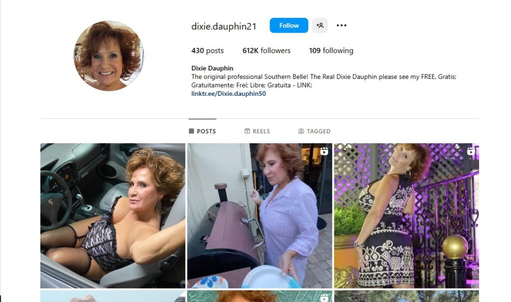Dixie Dauphin A Professional Southern Belle Who Adores Film